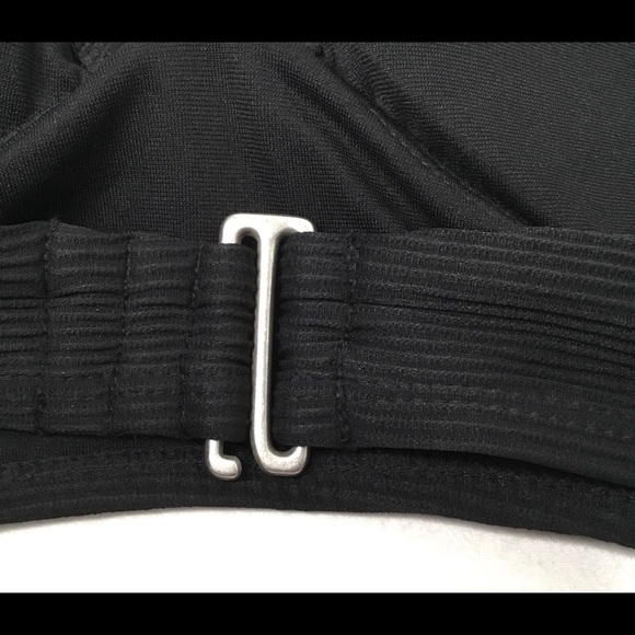 Old Navy Bikini Top XXL Black Triangle Ribbed - Picture 8 of 8